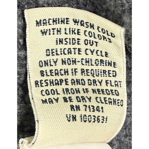 LL Bean Womens Cozy Chunky Knit Cowl Neck Sweater Casual Fall Winter Layering XS - Picture 7 of 9